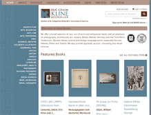 Tablet Screenshot of klinebooks.com